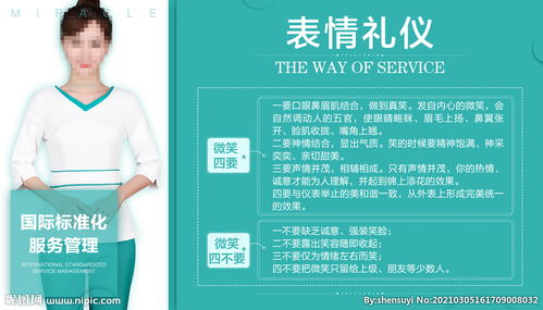 服務管理 表情禮儀圖片